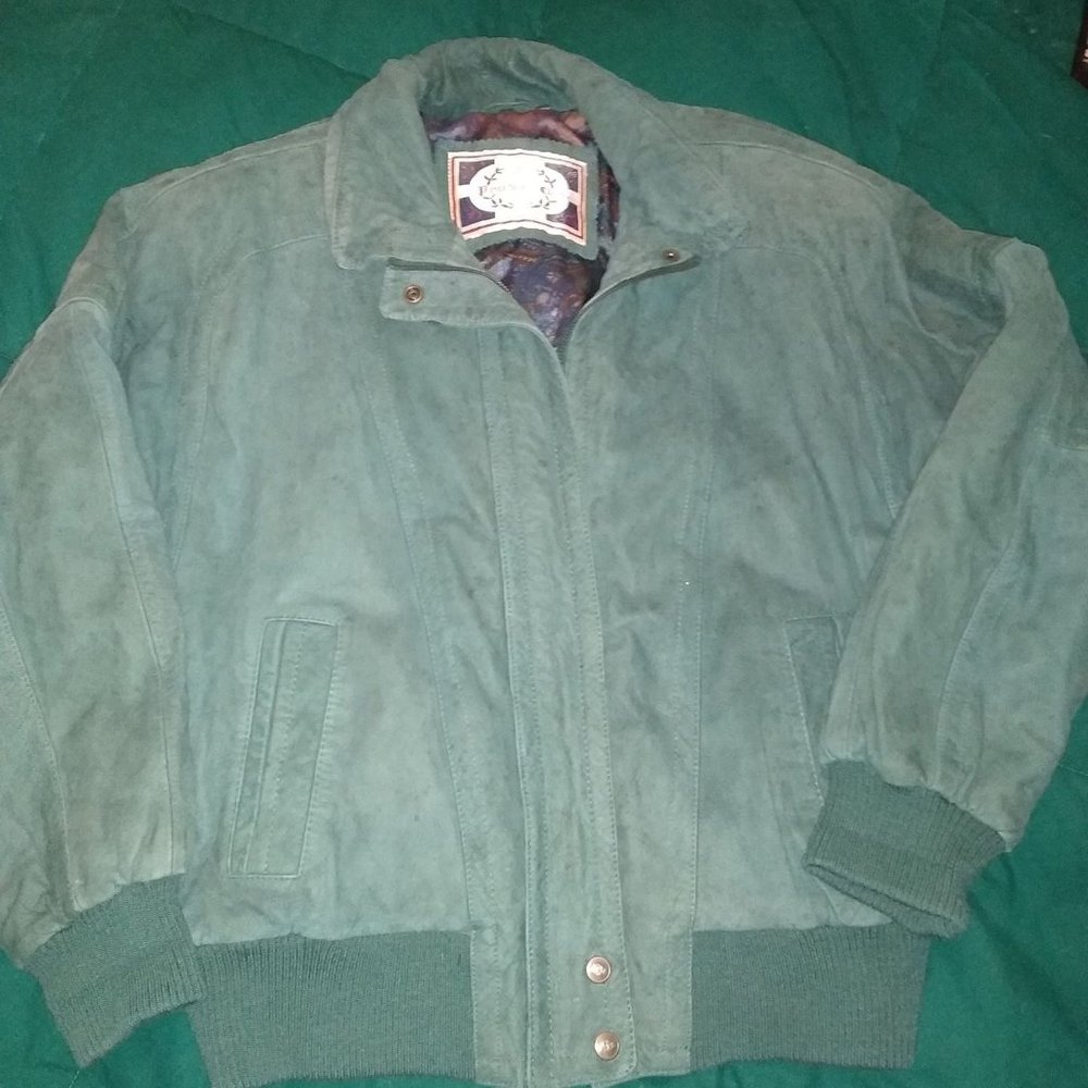 Vintage 1980's Paris Sport Club Leather Jacket